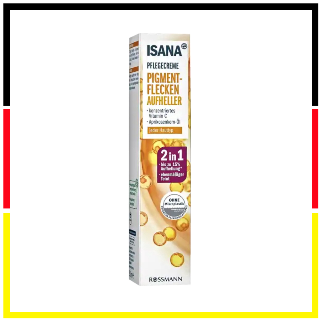 Germany ISANA 2 in 1 Pigment Spot & Brightening Vitamin C Care Cream 50ml Shopee Malaysia