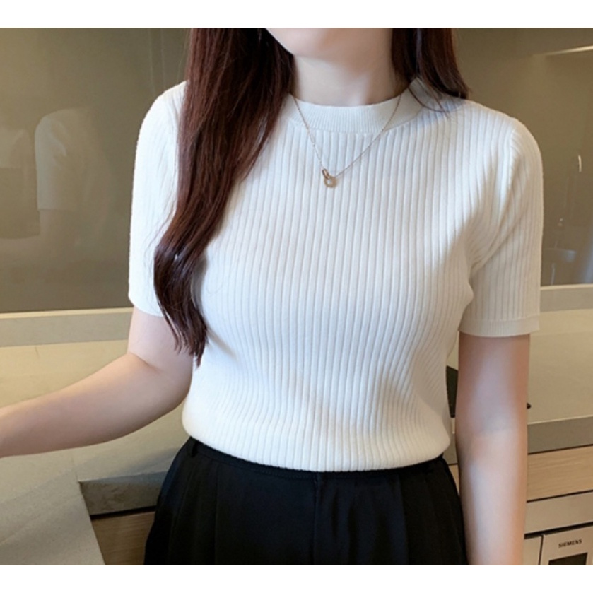 SA901 -M'SIA Ready Stock Good Quality Women Knitted Top Women Top ...