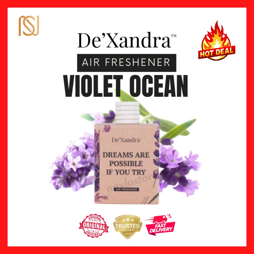 Car Perfume Dexandra VIOLET OCEAN (10ml) Room Fragrance Air Freshener