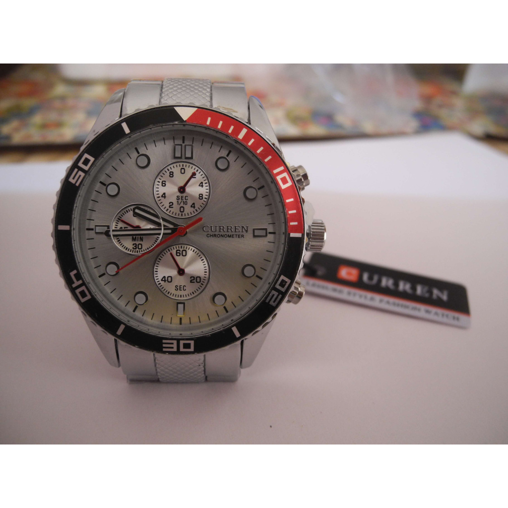 Curren Sports Chronometer M 8028 Quartz Watch Shopee Malaysia