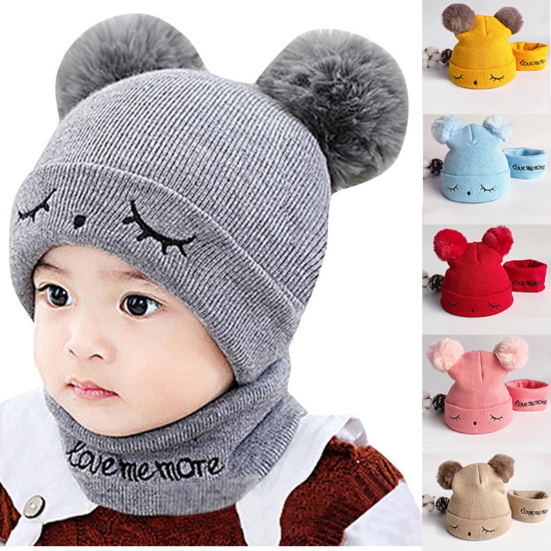 Toddler boy hat and best sale scarf set