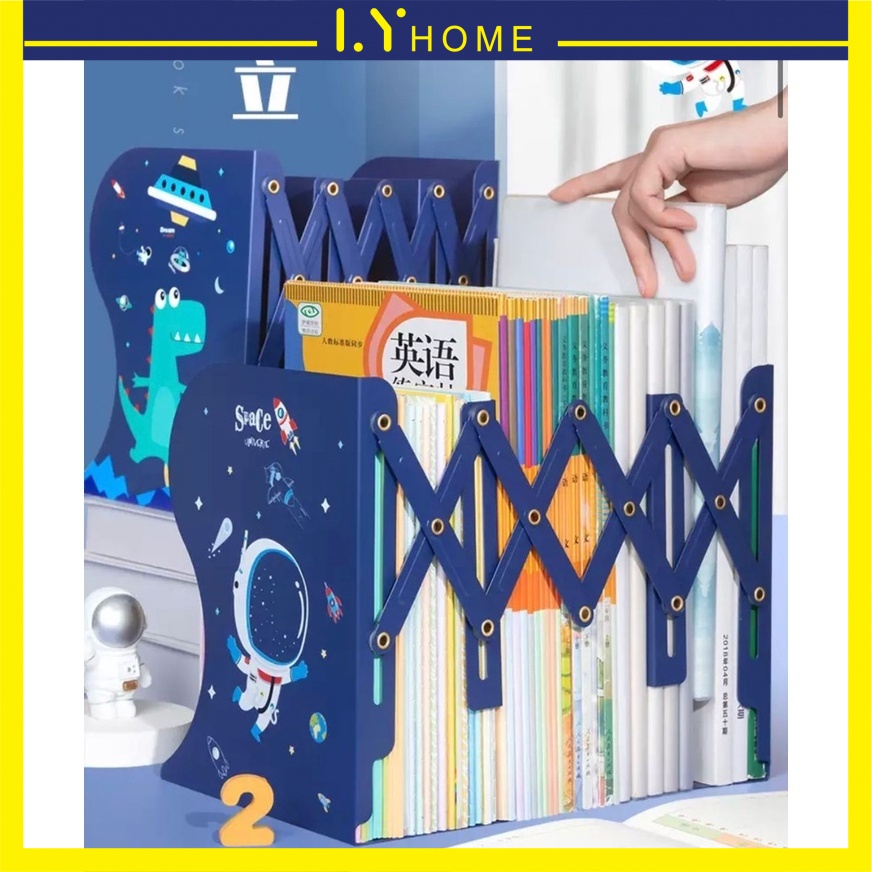 Expandable Book Stand Adjustable Bookshelf Book Rack | Shopee Malaysia