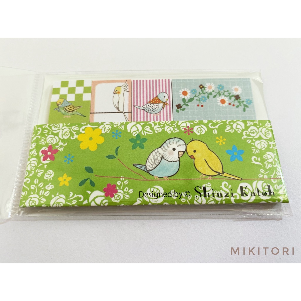 Shinzi Katoh Japan Sticky Note 'Garden Birds' | Shopee Malaysia
