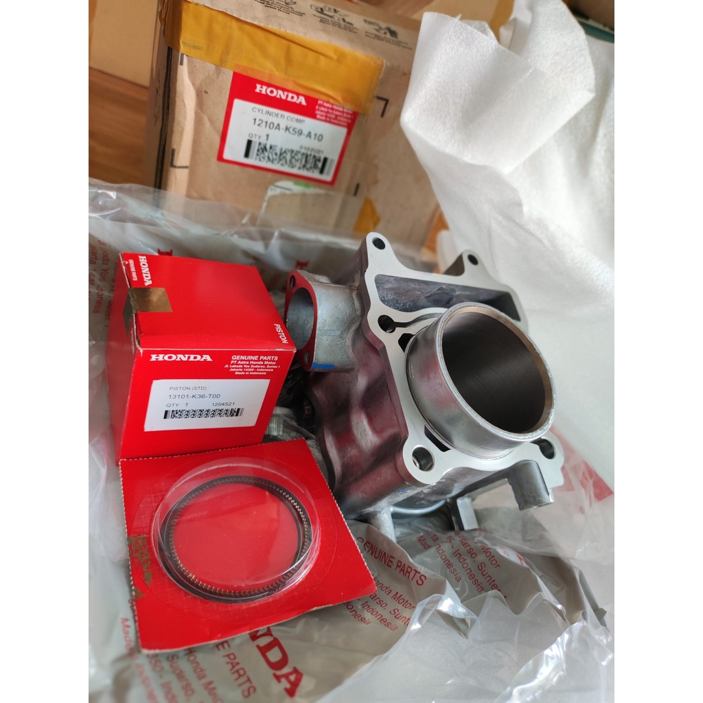 Imported Honda Indonesia Vario 150 zin + Silver Pistion Set - 1210A-K59 ...