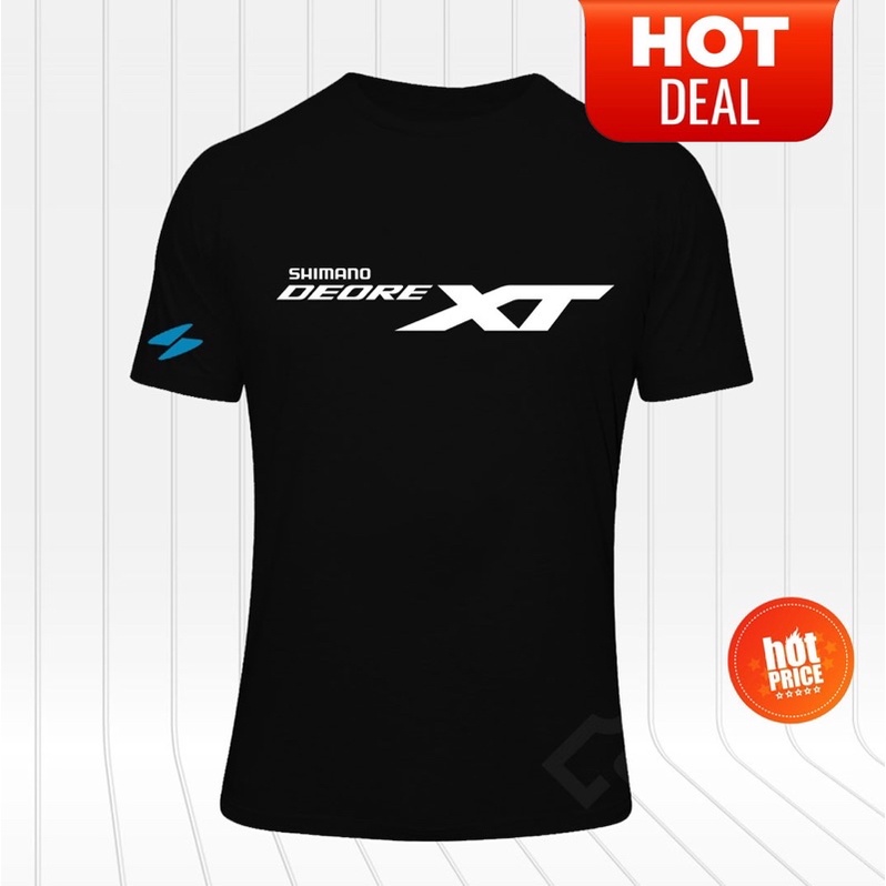 T Shirt Cotton Shimano Deore XT Logo Short Sleeve Ready Stock | Shopee ...