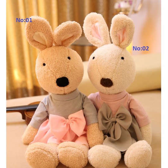 Korean Dress French Bunny Plush Toy | Shopee Malaysia