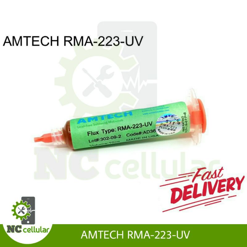 AMTECH RMA-223-UV Soldering Flux 10CC | Shopee Malaysia