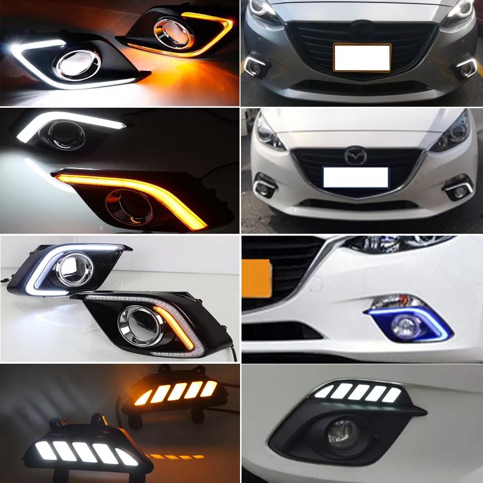 2Pcs DRL For Mazda 3 Mazda3 Axela 2014 2015 2016 LED Daytime Running