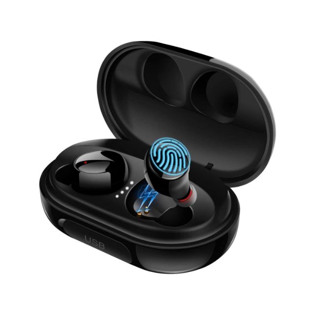 Touch Two C5 True Wireless Stereo Earbuds Bluetooth 5.0 Touch Control Earphones TWS Waterproof Shopee Malaysia