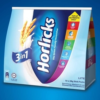 Horlicks 3 in 1 powder Original/Cereal/Lite 10sx28g | Shopee Malaysia