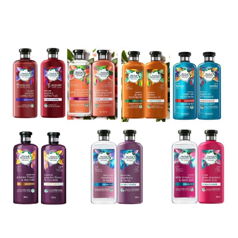 Herbal Essences Shampoo Conditioner 400ml Shopee Malaysia 9573