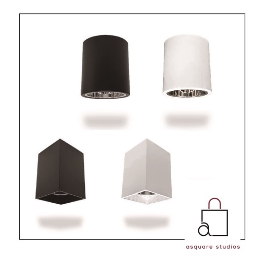 **LOW PRICE & READY STOCK**E27 ROUND/SQUARE SURFACE MOUNTED LIGHT ...