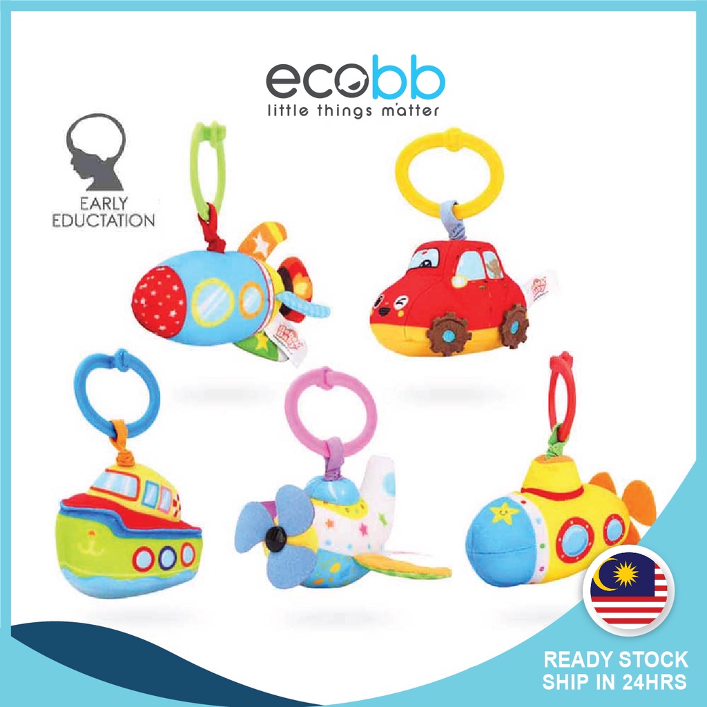 Baby Vehicle Soft Toys Baby Early Education Toys Mainan Bayi