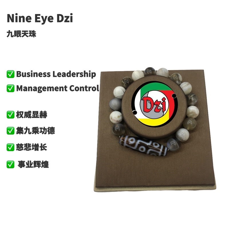 Collier pendentif Nine Eye Tibet D``f