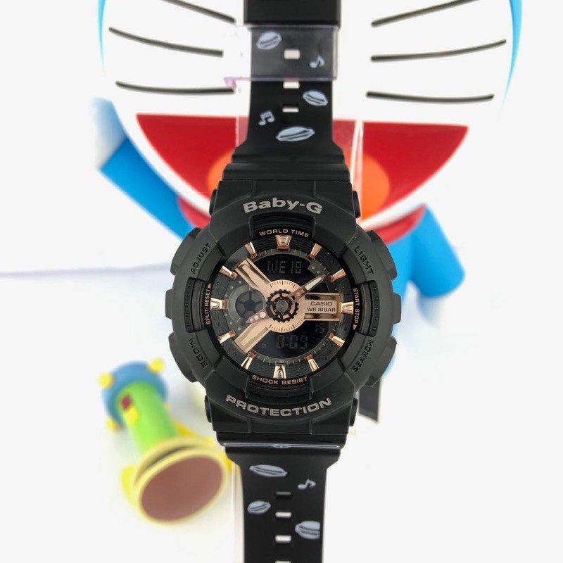 Casio Baby G X Doraemon 50th Anniversary Limited Edition Came with Figurine Case BA 110RG Series