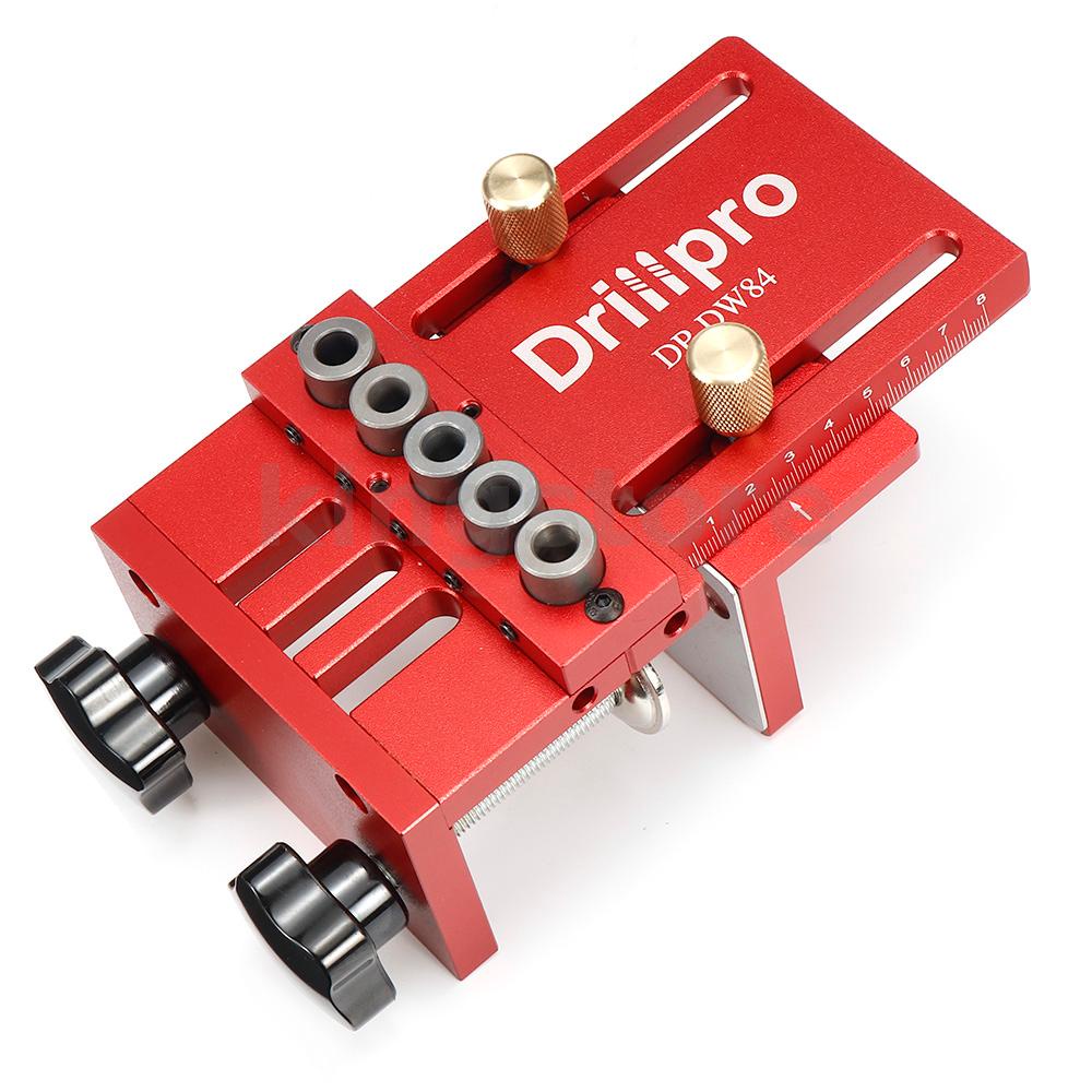 Drillpro 3 in 1 Adjustable Woodworking Doweling Jig Kit Pocket Hole Jig