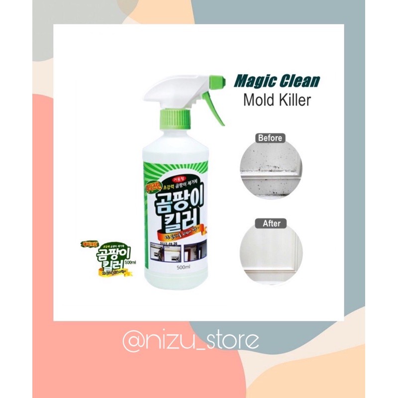 Pembunuh Kulat Korean Cleaning Magic Clean Mold Killer Foam 500ml ...