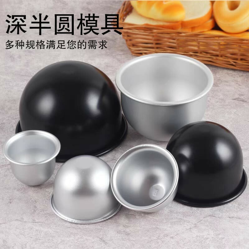 Ball Shaped Half Round Hemisphere Baking Mold Mould Bake Bakeware 4 6 8 ...