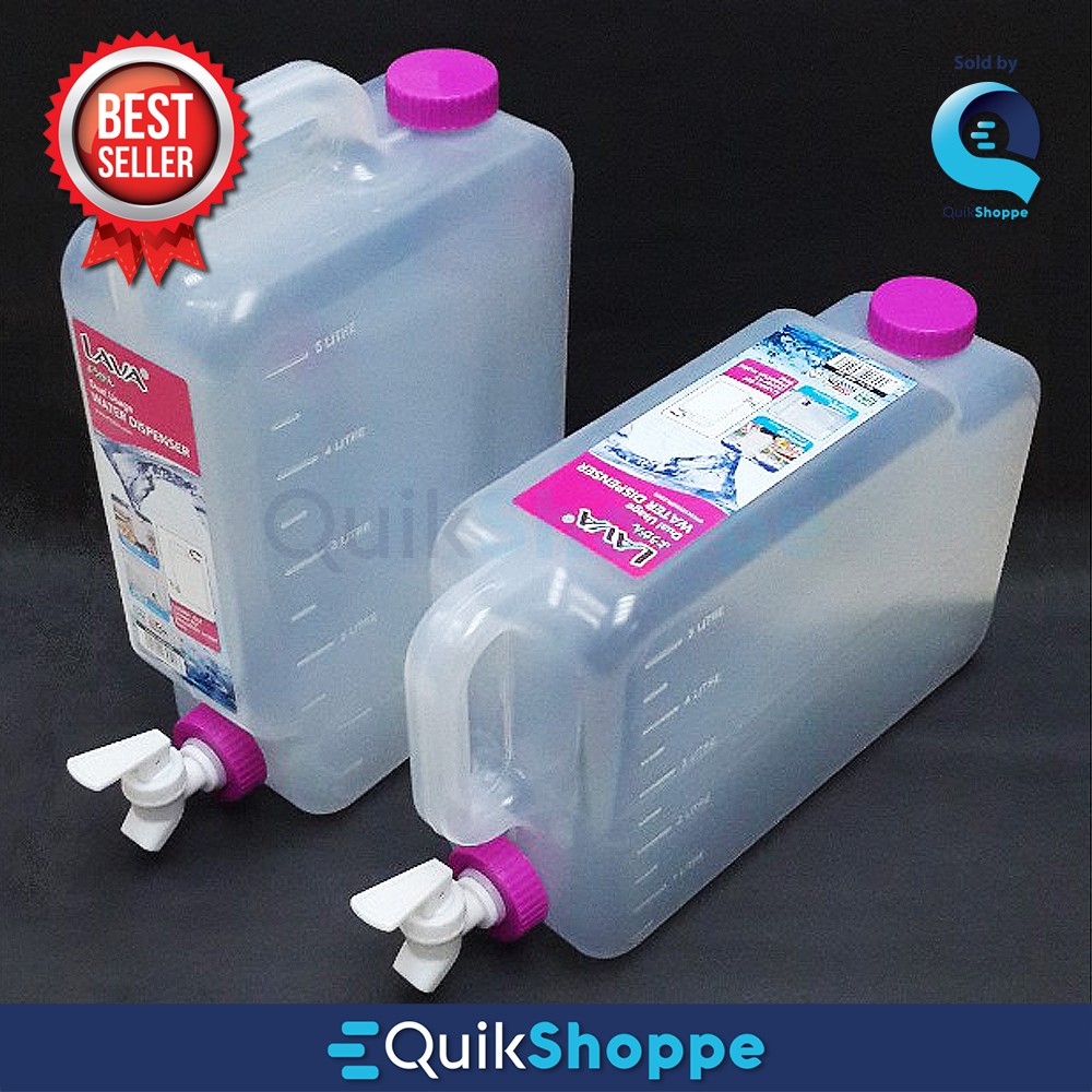 🔥 READY STOCK! ORIGINAL LAVA Bekas Simpanan Air 5 Litres Dual Usage