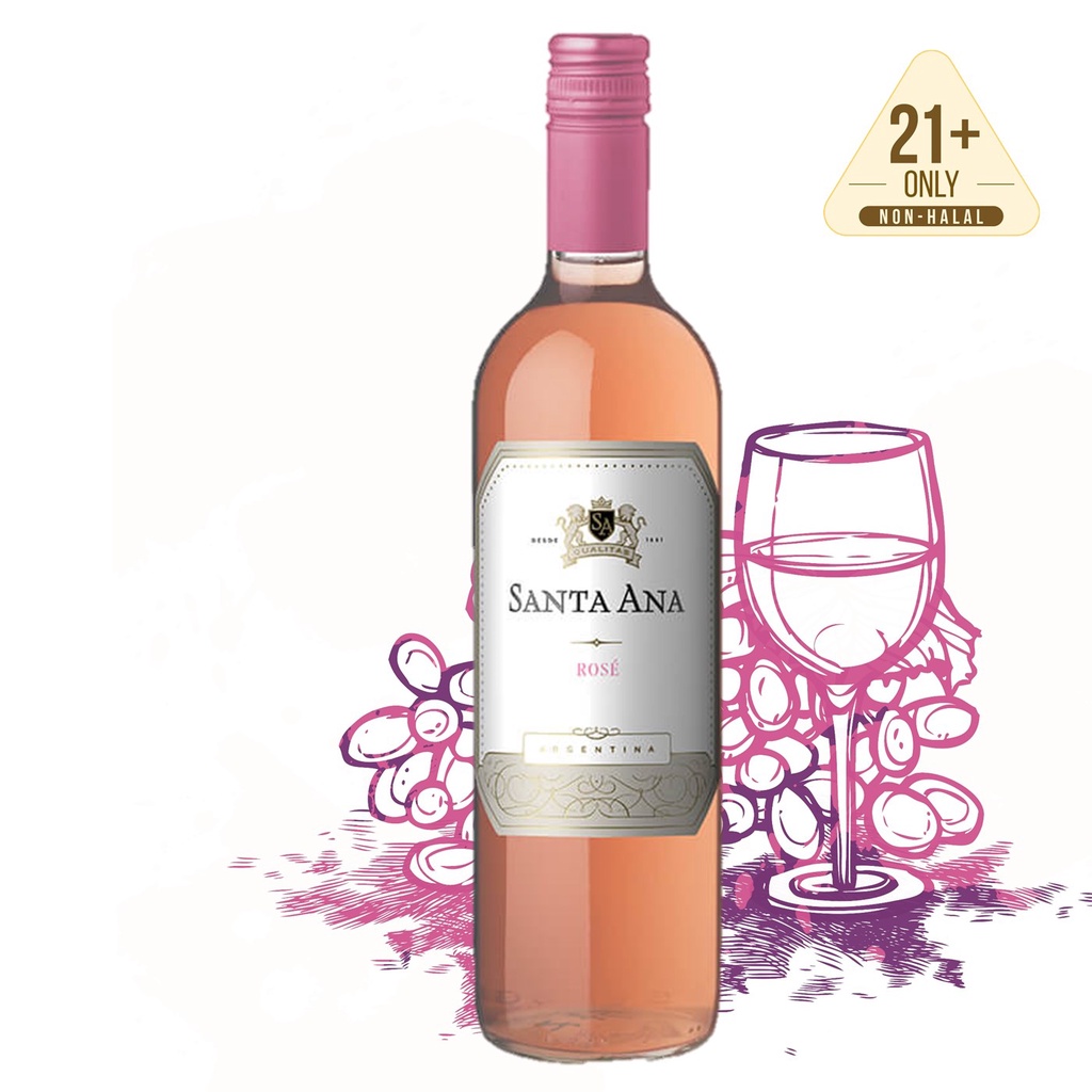Santa Ana Classic Rose Argentinean Rose Wine (750ml) Shopee Malaysia