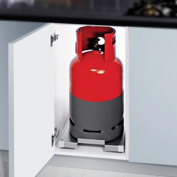 HAFELE Carrier Bottom Mounted Gas Cylinder Pull Out Tray with Damped ...