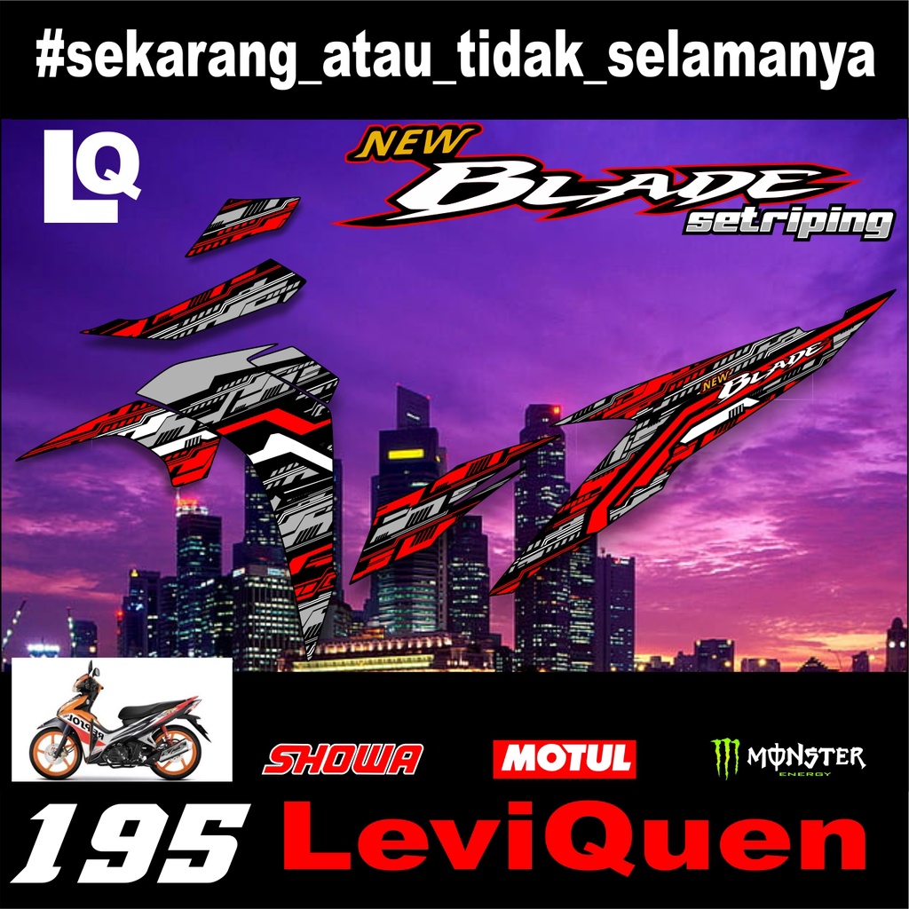 Leviquen Striping Blade 125 Fi (195) Variation Of Semifull Body Lis ...