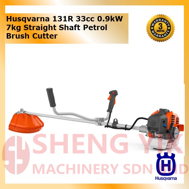 Shengyik Husqvarna 131R 33cc 0.9kW 7kg Straight Shaft Petrol Brush