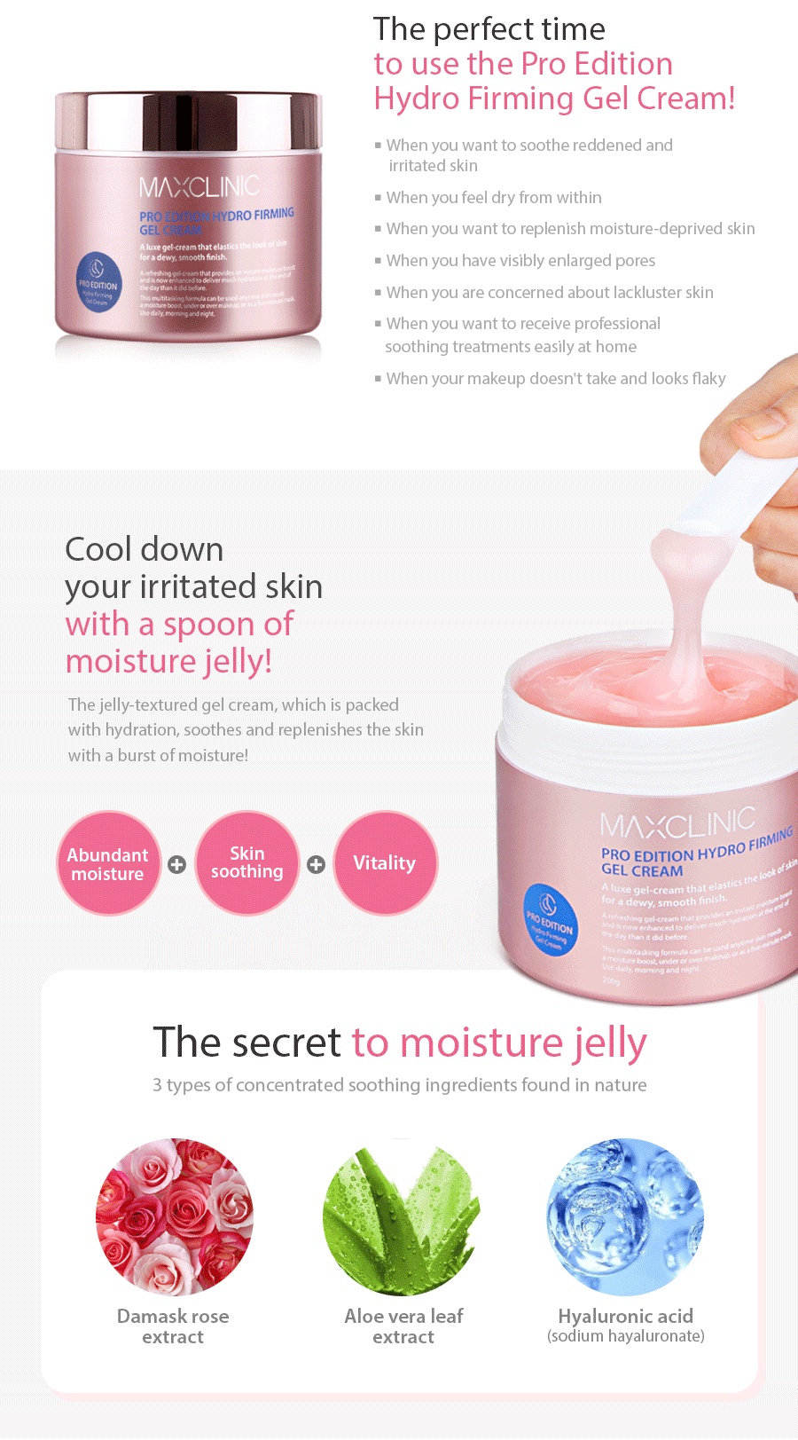 [BUNDLE DEAL of 2] MAXCLINIC Pro Edition Hydro Firming Gel Cream 200ml ...