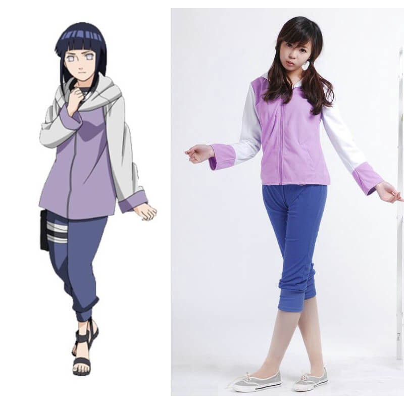 Anime Naruto Shippuuden Hinata Hyuga 2nd Generation Cosplay Costume –  fortunecosplay