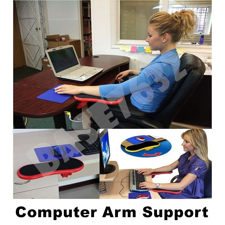 Computer Arm Support Desk Table Clamp for Use Mouse Keyboard 1286.1