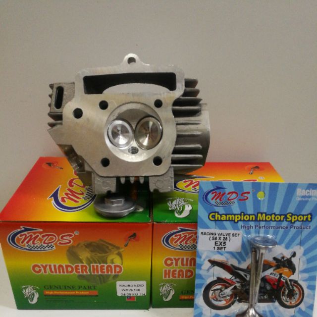 HEAD RACING EX5'D 24x28MM VALVE STEEL MDS | Shopee Malaysia