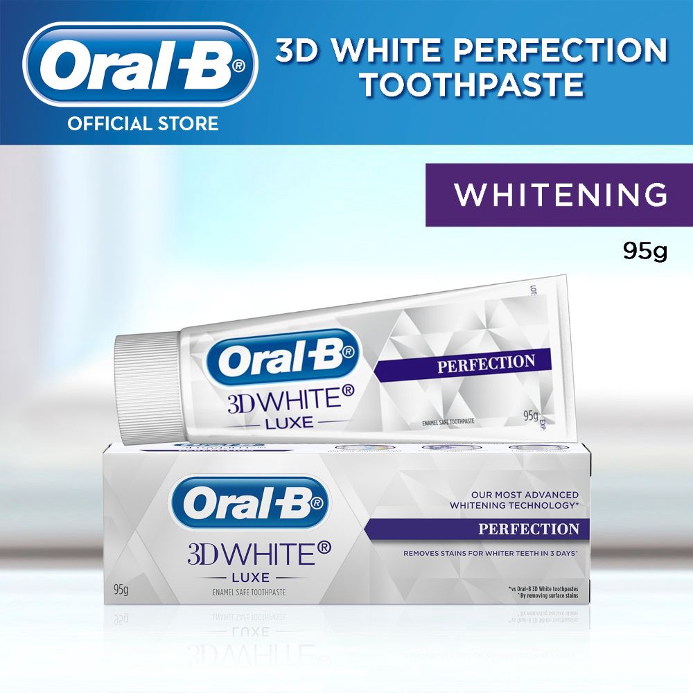 Oral-B 3D White Luxe Perfection Toothpaste (95g) | Shopee Malaysia