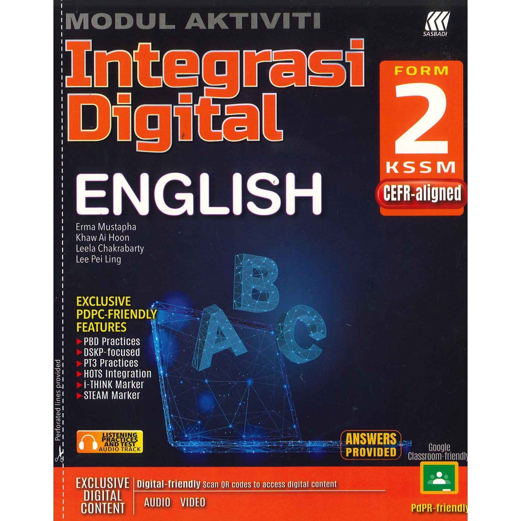 SASBADI MODUL AKTIVITI INTEGRASI DIGITAL ENGLISH FORM 2 KSSM CEFR ...