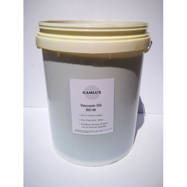 [18L] Camlux Vacuum Sealer Oil 18L/ Camlux Vacuum Pump Oil ISO 68