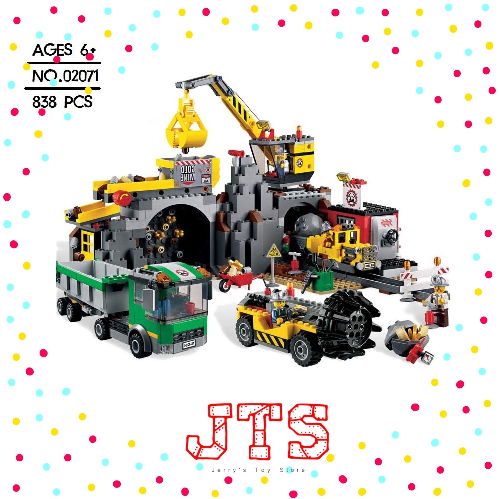 JTS LEPIN Mine Set 02071 Cities Land Transport Vehicle Non Lego