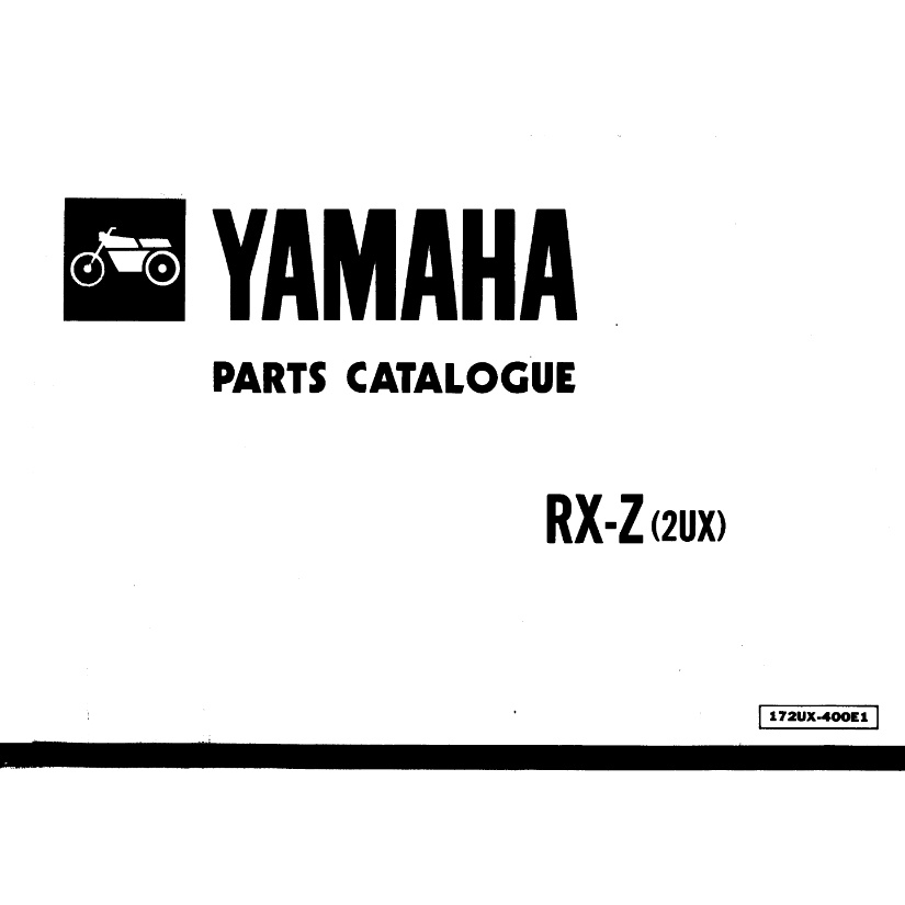 Buku Manual Book Rxz 5 Speed Mili Catalyzer 125z 125zR RXKing RX100