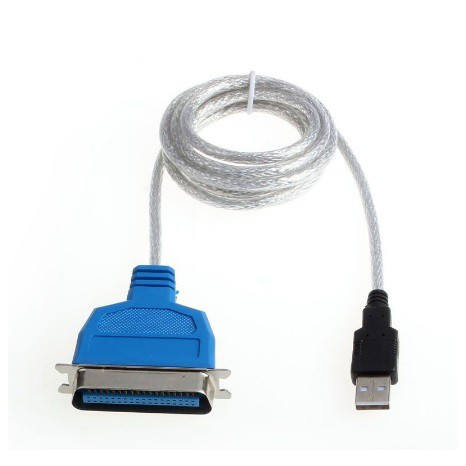 Usb To Parallel Printer Adapter Cable Ieee-1284 Usb A-Male To Cen36-M