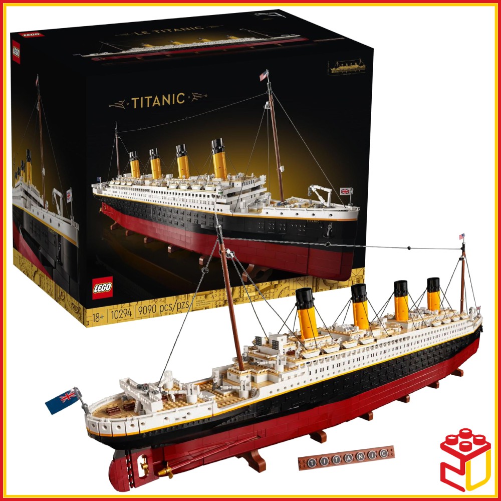 (Ready Stock) 10294 LEGO ICONS Creator Expert Titanic Building Toy ...