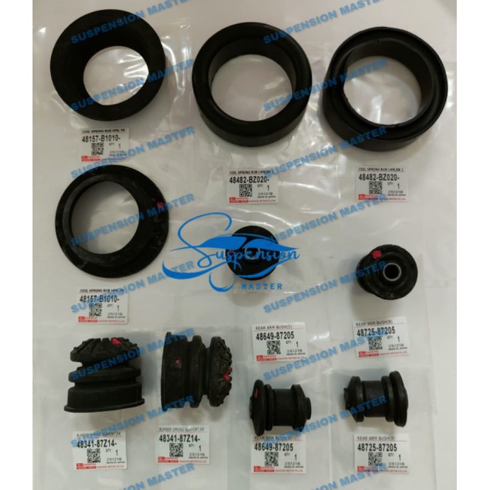 10 IN 1 COMBO FULL SET!!PERODUA KANCIL 660/850 REAR COIL SPRING RUBBER ...