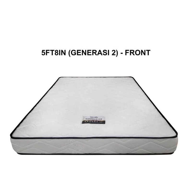 DUNLOPILLO 8 Inch Stay Fresh Luxe Mattress / Synthetic Rubber Foam