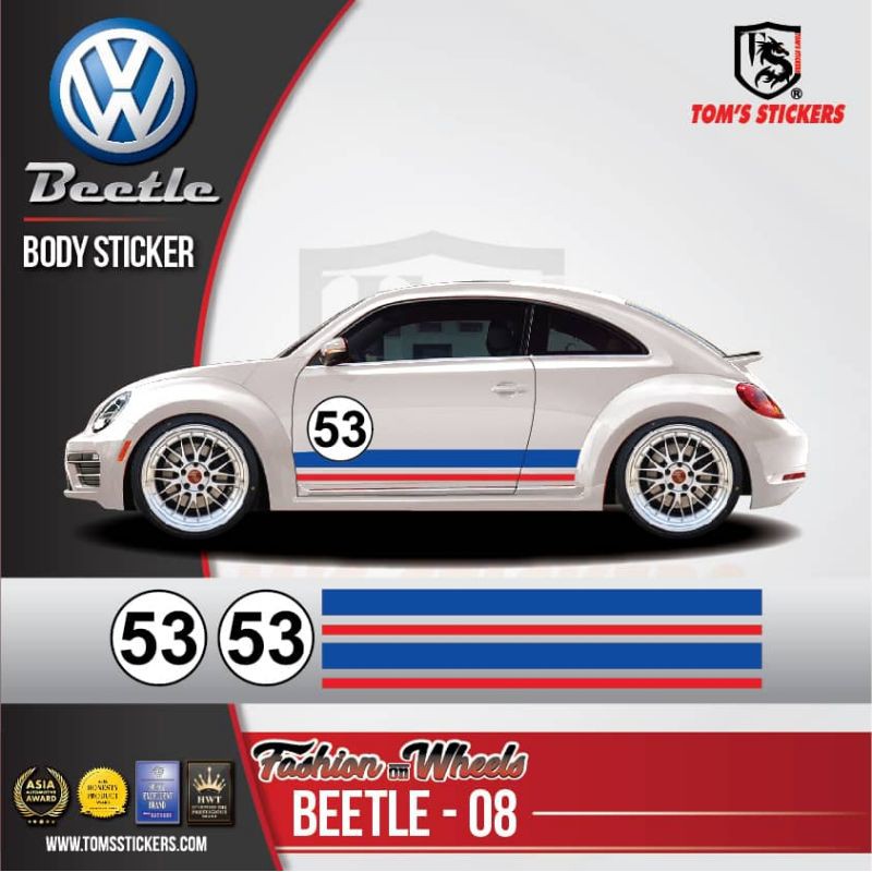 🔥🔥CAR BODY STICKERS SET BEETLE - 08🔥🔥 | Shopee Malaysia