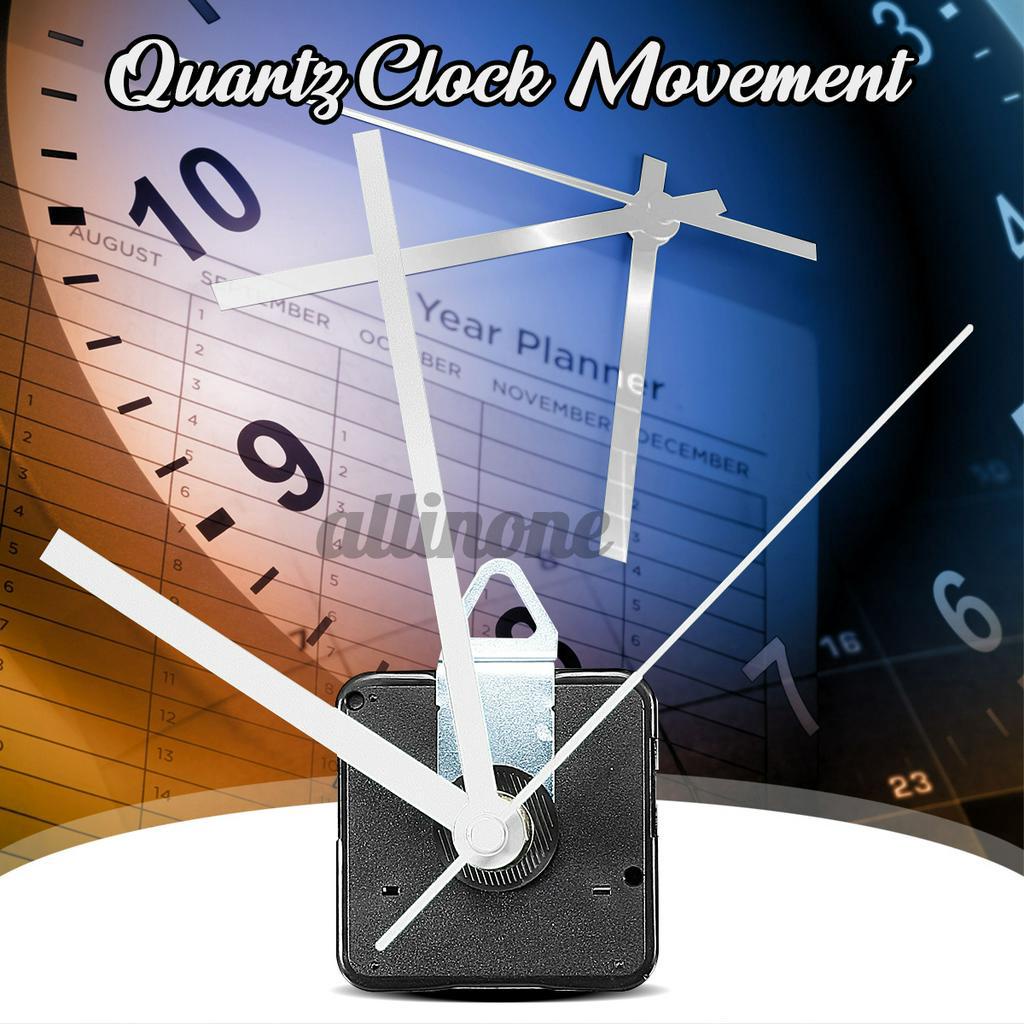 Silent Quartz Clock Movement Mechanism Module Kit with Red Hour Minute