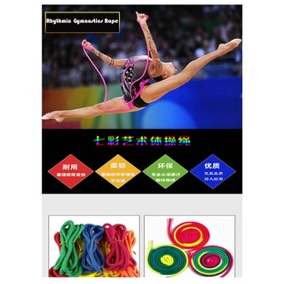 Gymnastic Rope Dance Streamer Gymnastic Rope Gymnastic Rope Rainbow Color Rope  Gymnastics