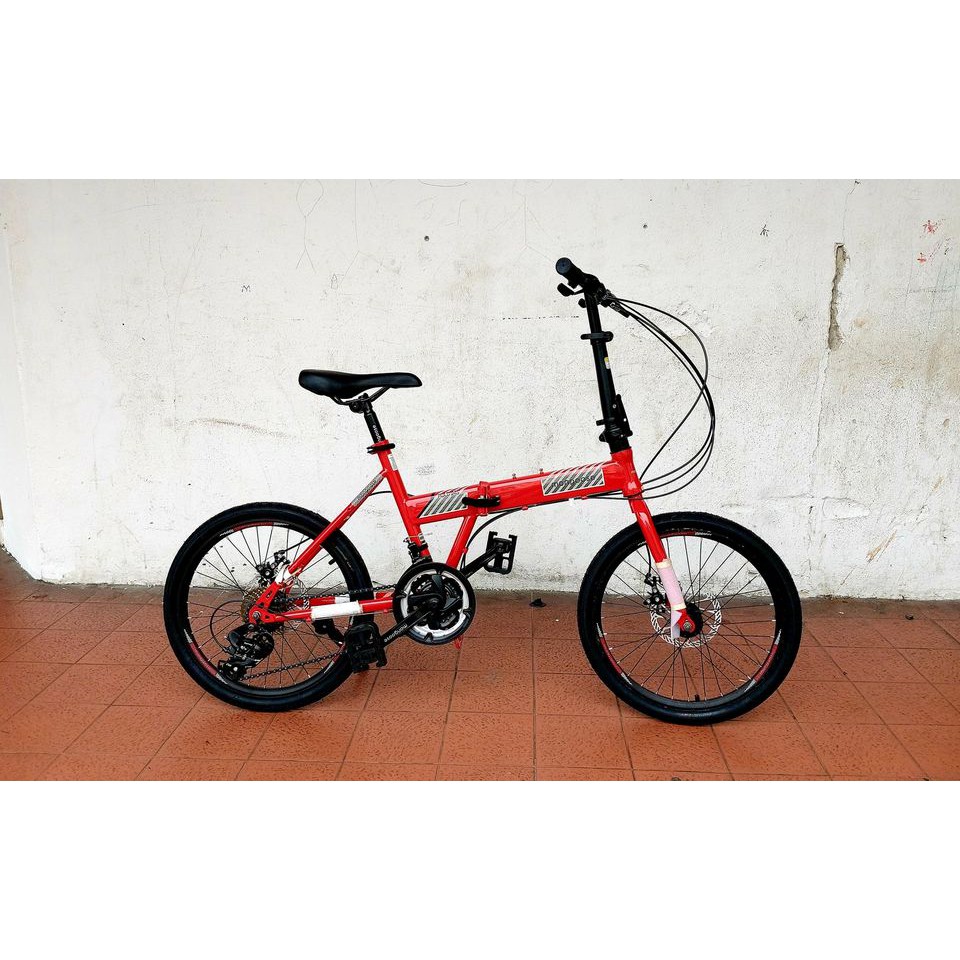 mongoose 20 inch folding bike