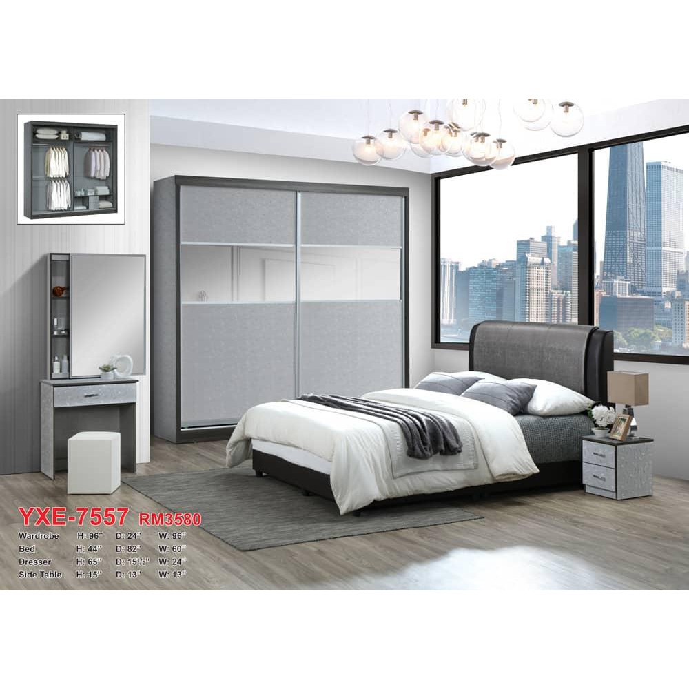 5pcs Bedroom Set (8x8) FT ( Delivery by seller ) | Shopee Malaysia