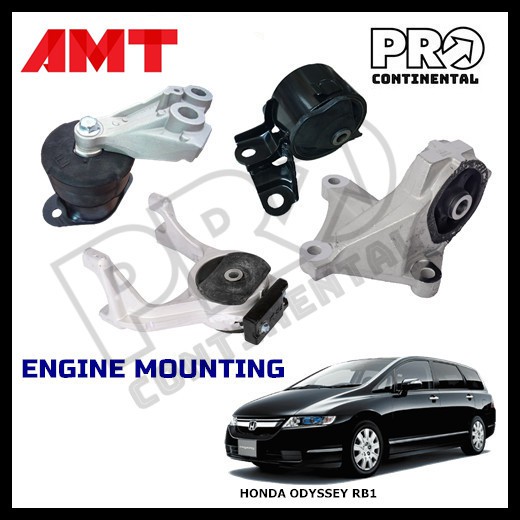AMT HONDA ODYSSEY 2.4 RB1 2WD 2003 08 ENGINE MOUNTING SET 4 PIECE