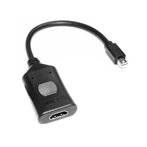 Adaptateur Actif Mini DisplayPort Vers HDMI 4K 60Hz - Pour PC, Laptop, Moniteur - Plaqué Or, Anneau Anti-interférences