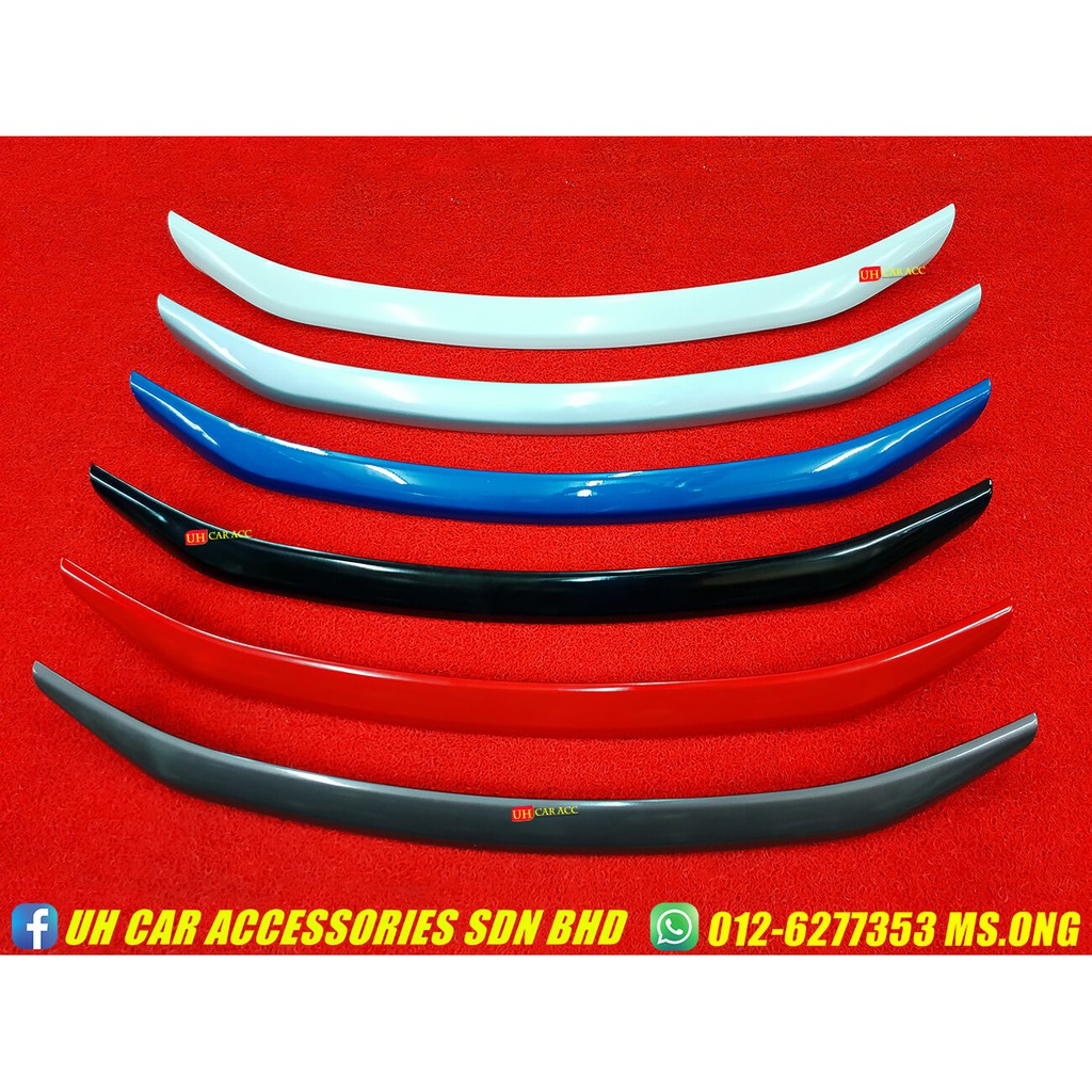 Perodua Bezza Oem Abs Spoiler Bodykit With Paint Gear Up Spoiler Carbon ...