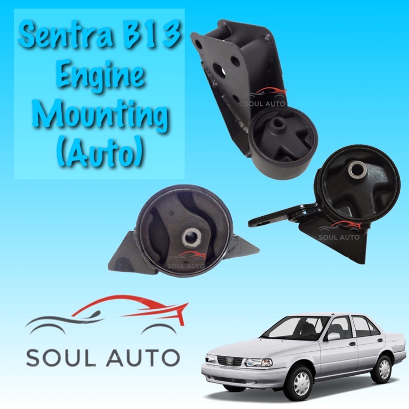 Nissan Sentra B13 AD Resort Y10 (1990-1995) 1.6cc AUTO Engine Mounting ...