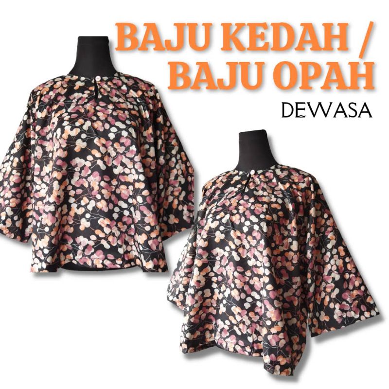 Baju Kedahbaju Opah Dewasa Shopee Malaysia 